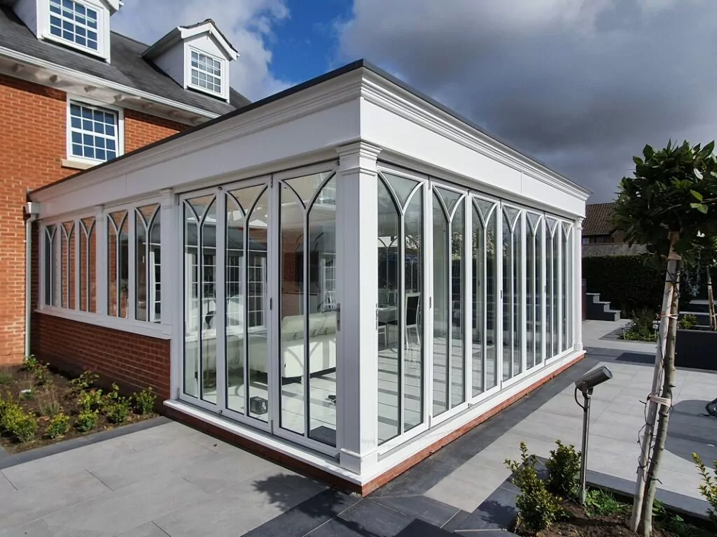 Exterior photograph of conservatory